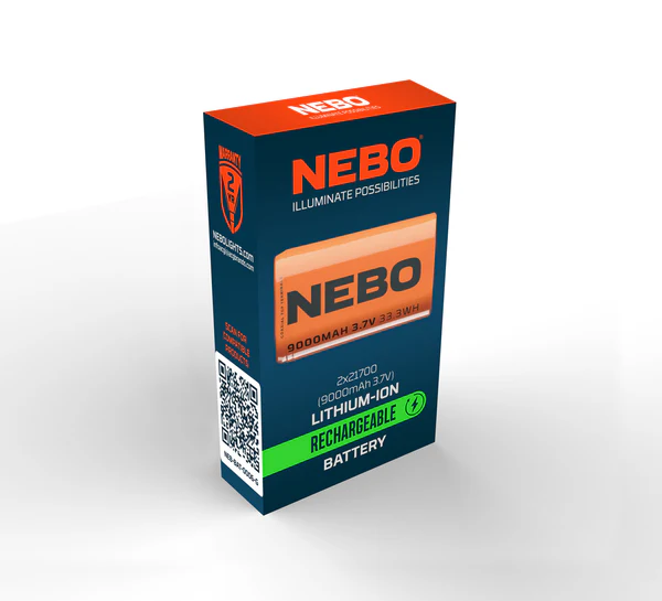 NEBO Rechargeable Battery 2 x 21700-2