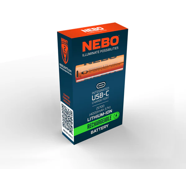 NEBO Rechargeable Battery 21700-2