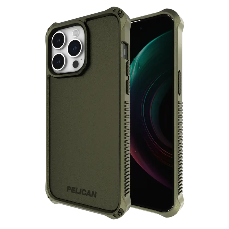Pelican Guardian MagSafe Case for iPhone 15 Pro - Olive Drab Green