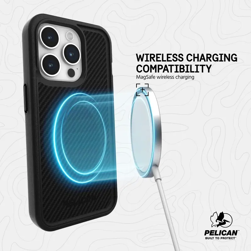 Pelican Protector MagSafe Case for iPhone 15 Pro (Carbon)-1