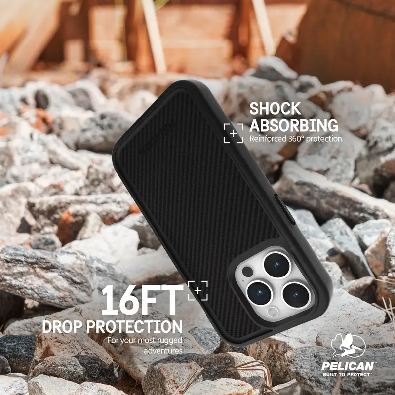 Pelican Protector MagSafe Case for iPhone 15 Pro (Carbon)-3