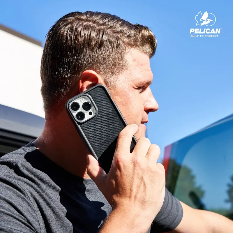 Pelican Protector MagSafe Case for iPhone 15 Pro Max carbon-1