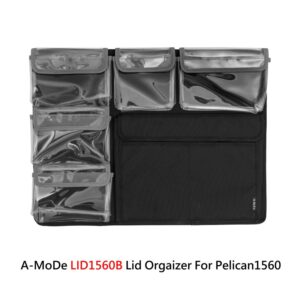 A-MoDe Laptop Lid Organizer for Pelican 1560, 1564, 1569