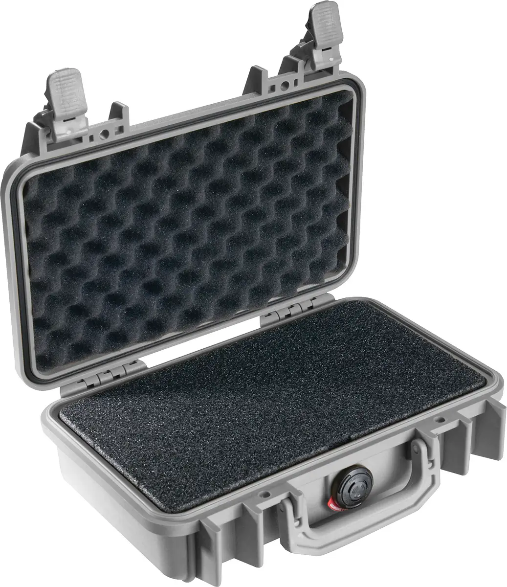 Pelican 1170 Case with Foam - silver