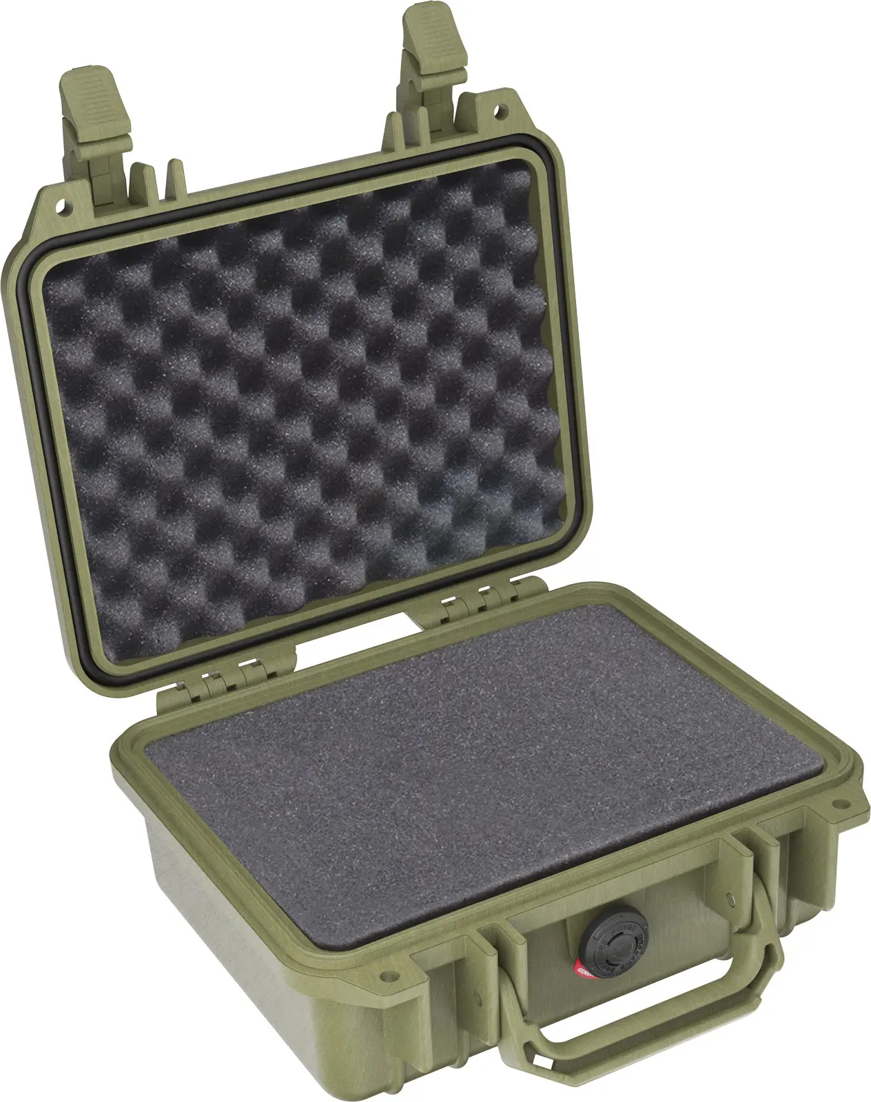 pelican 1200 protector case olive green with foam