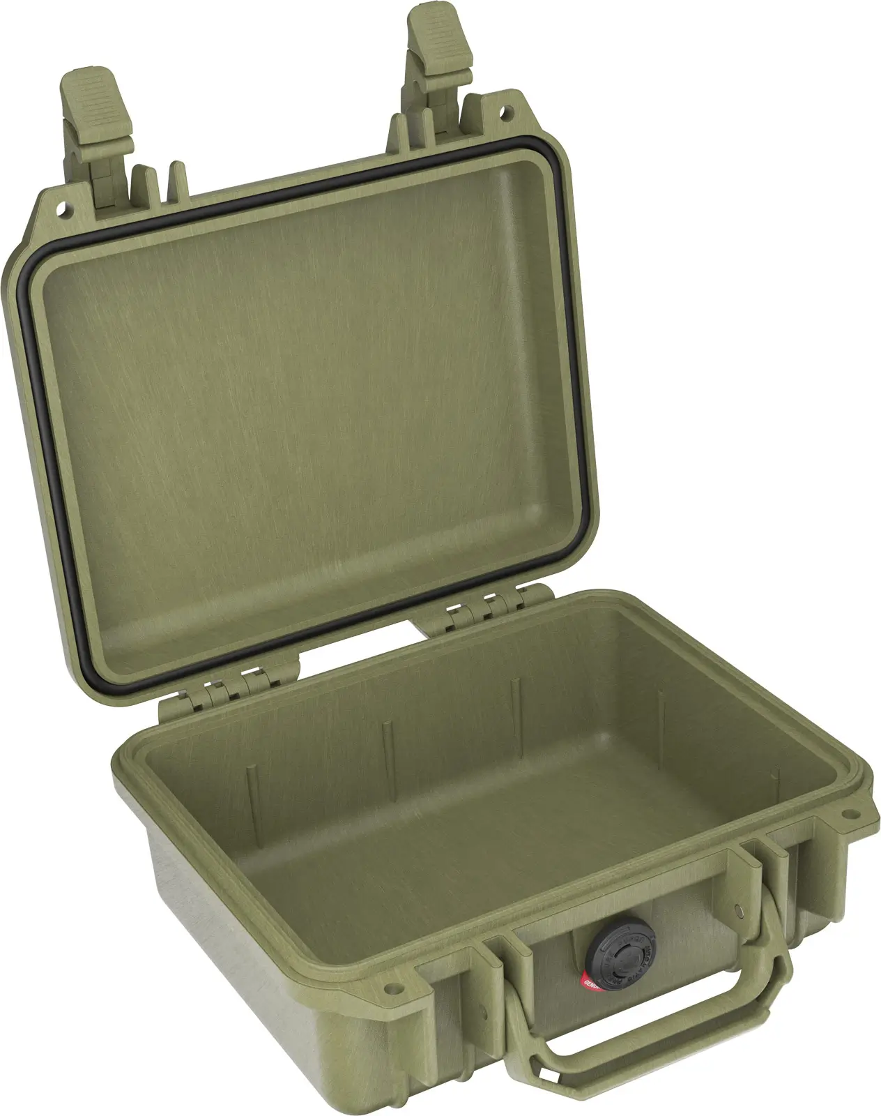 pelican 1200 protector case olive green no foam