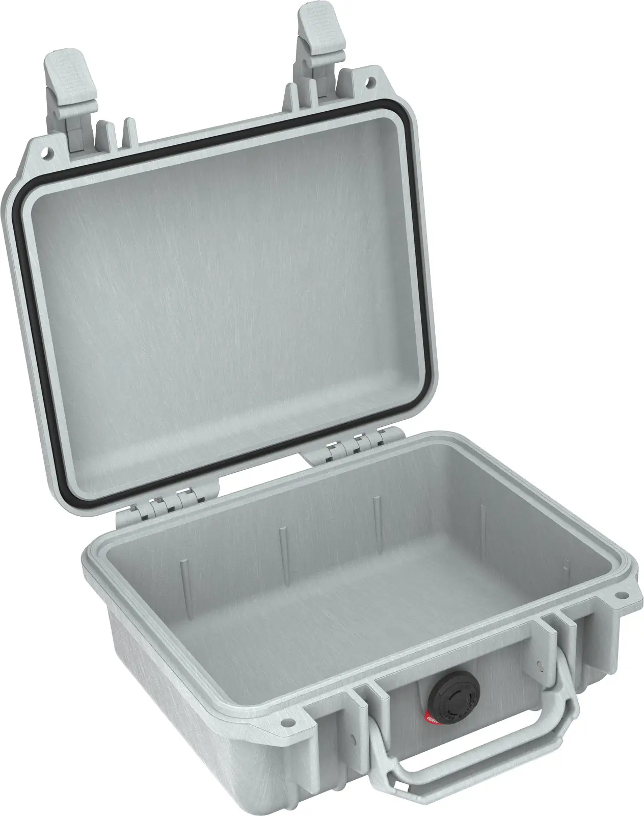 pelican 1200 protector case silver no foam