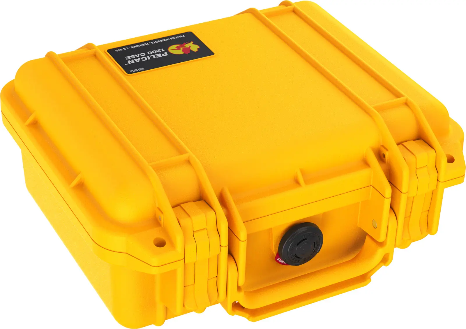 pelican 1200 protector case yellow