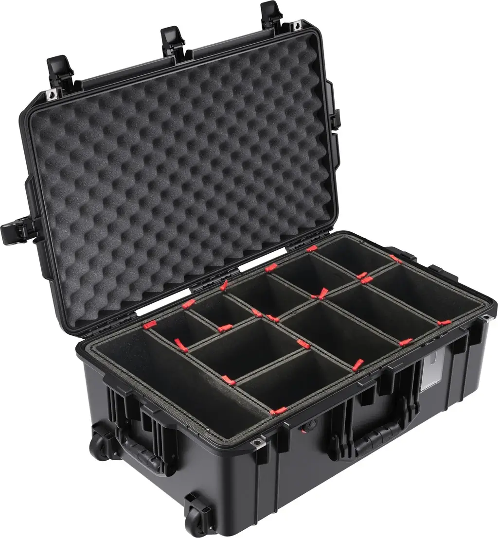 pelican 1595 air case - trekpack Black