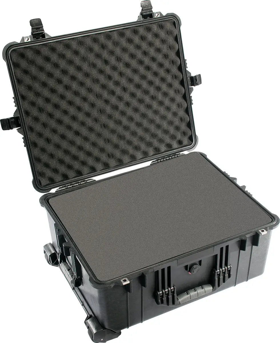 pelican 1610 protector case black foam