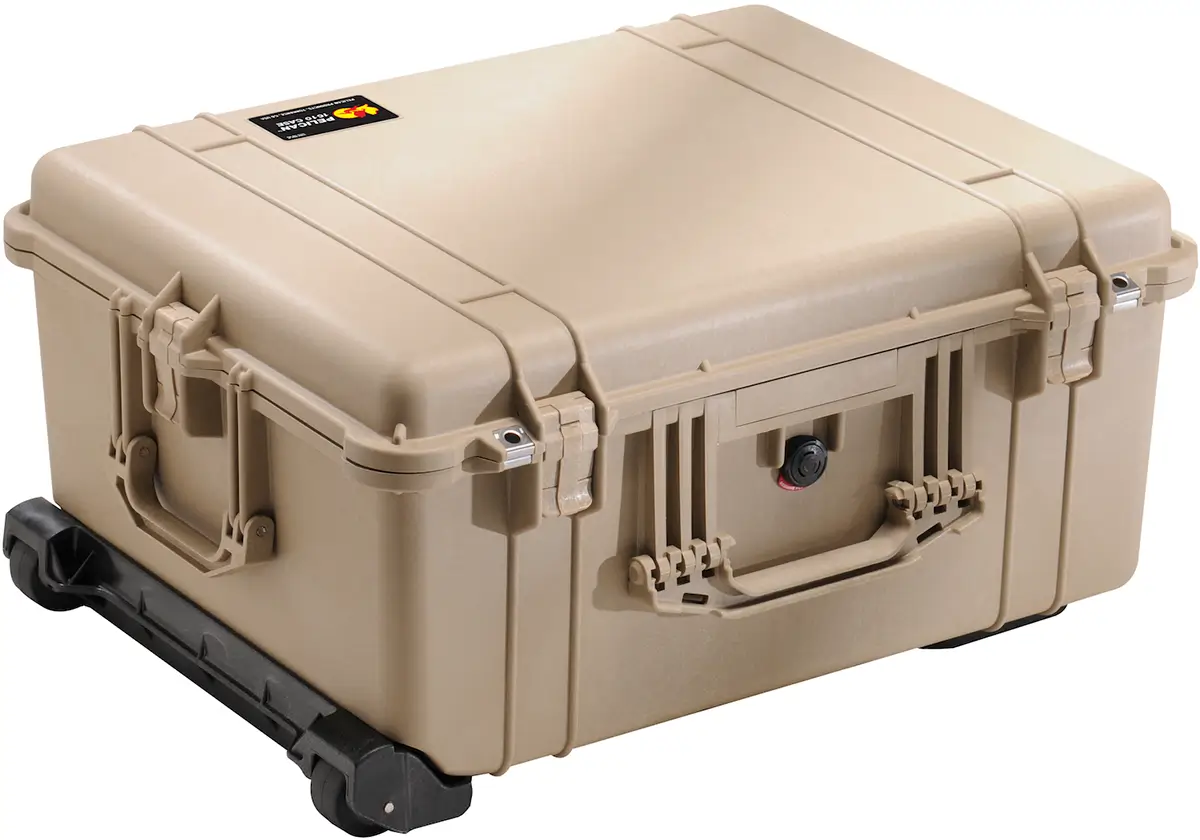 pelican 1610 protector case desert tan