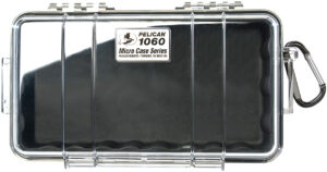 Pelican 1060 Micro Case clear with black